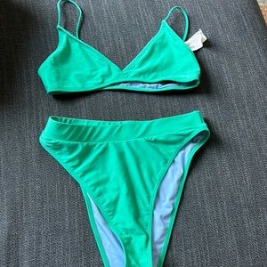 Green forever 21 swimsuit